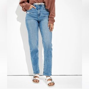 American Eagle Stretch Mom Straight Jean